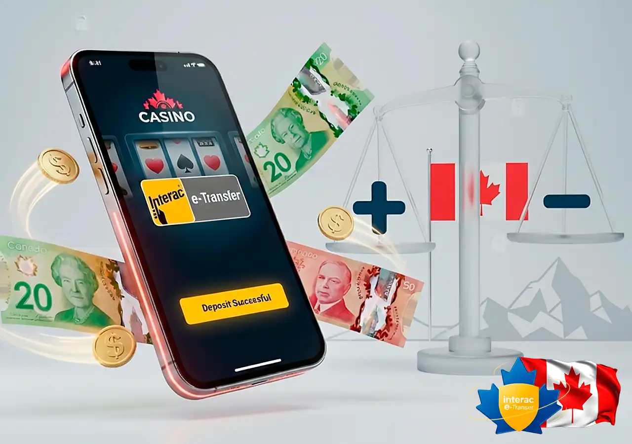 Analysis of advantages and disadvantages of using Interac for online casino transactions.